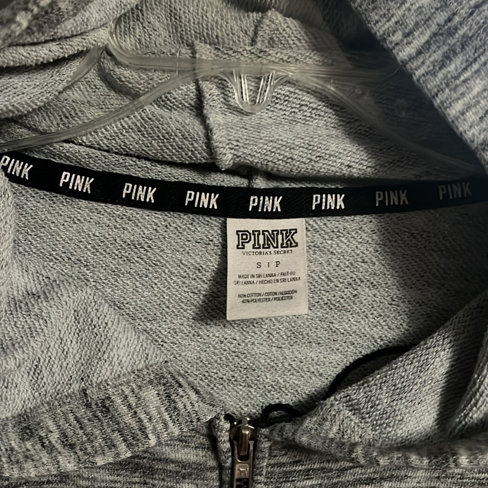 Victoria’s Secret pink zip up hoodie - Picture 3 of 6